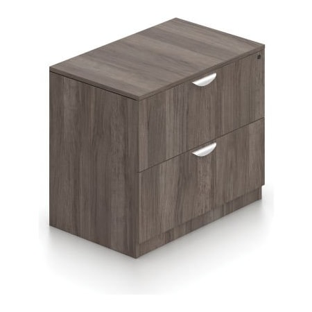 Gec Offices To Go Two Drawer Lateral File in Artisan Gray - Executive Modular Furniture SL3622LF-AGL